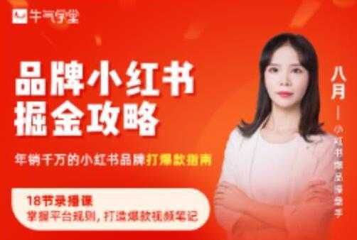 图片[1]-《品牌小红书掘金攻略》年销千万的小红书品牌打爆款指南-丞铭网课