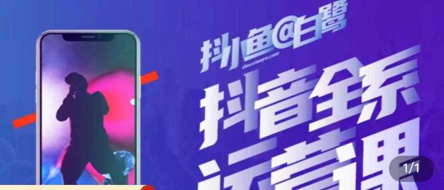 图片[1]-白鹭·主播内训营，运营主播话术起号进阶能力提升-丞铭网课