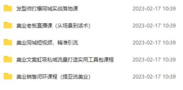 图片[2]-5套·美业短视频运营课从场景到话术·精准引流·吸金文案工具·销售闭环等-丞铭网课