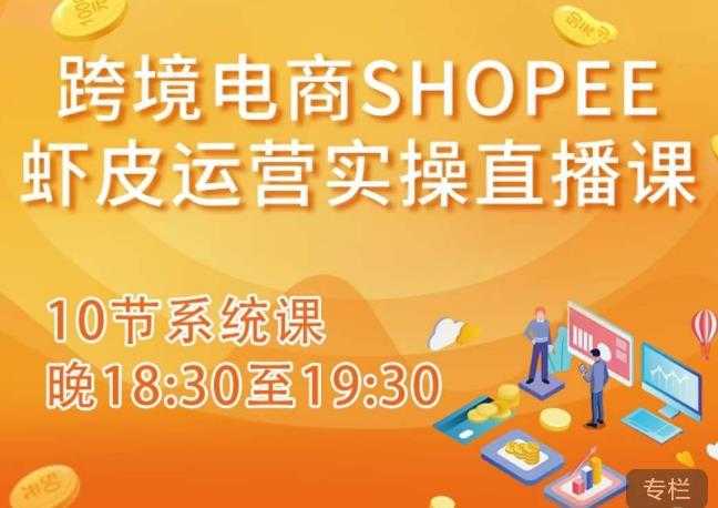 图片[1]-跨境电商Shopee虾皮运营实操直播课，从零开始学，入门到精通（10节系统课）-丞铭网课