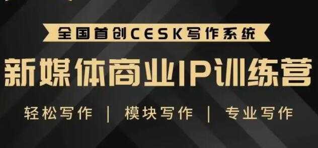 自媒体运营培训课程，新媒体商业IP训练营，轻松写作赚钱-丞铭网课