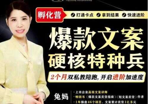 兔妈《爆款文案》硬核特种兵孵化营-丞铭网课