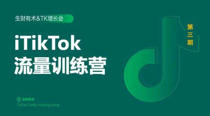 2020最新TikTok流量增长训练营（完结）附PPT-丞铭网课